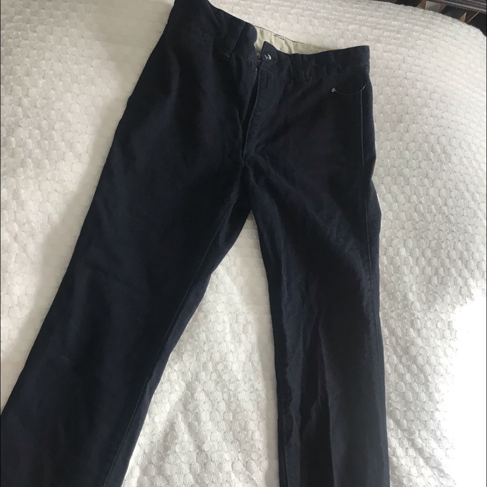 Boys long formal pants navy blue